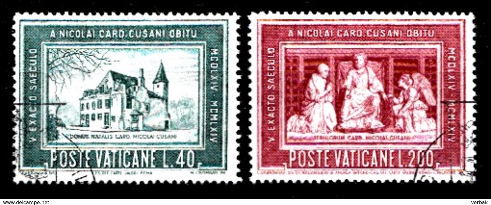 Vatican 1964 Mi.nr.:462-463 Todestag Von Nikolaus Von Kues  Oblitérés / Used / Gest. - Oblitérés