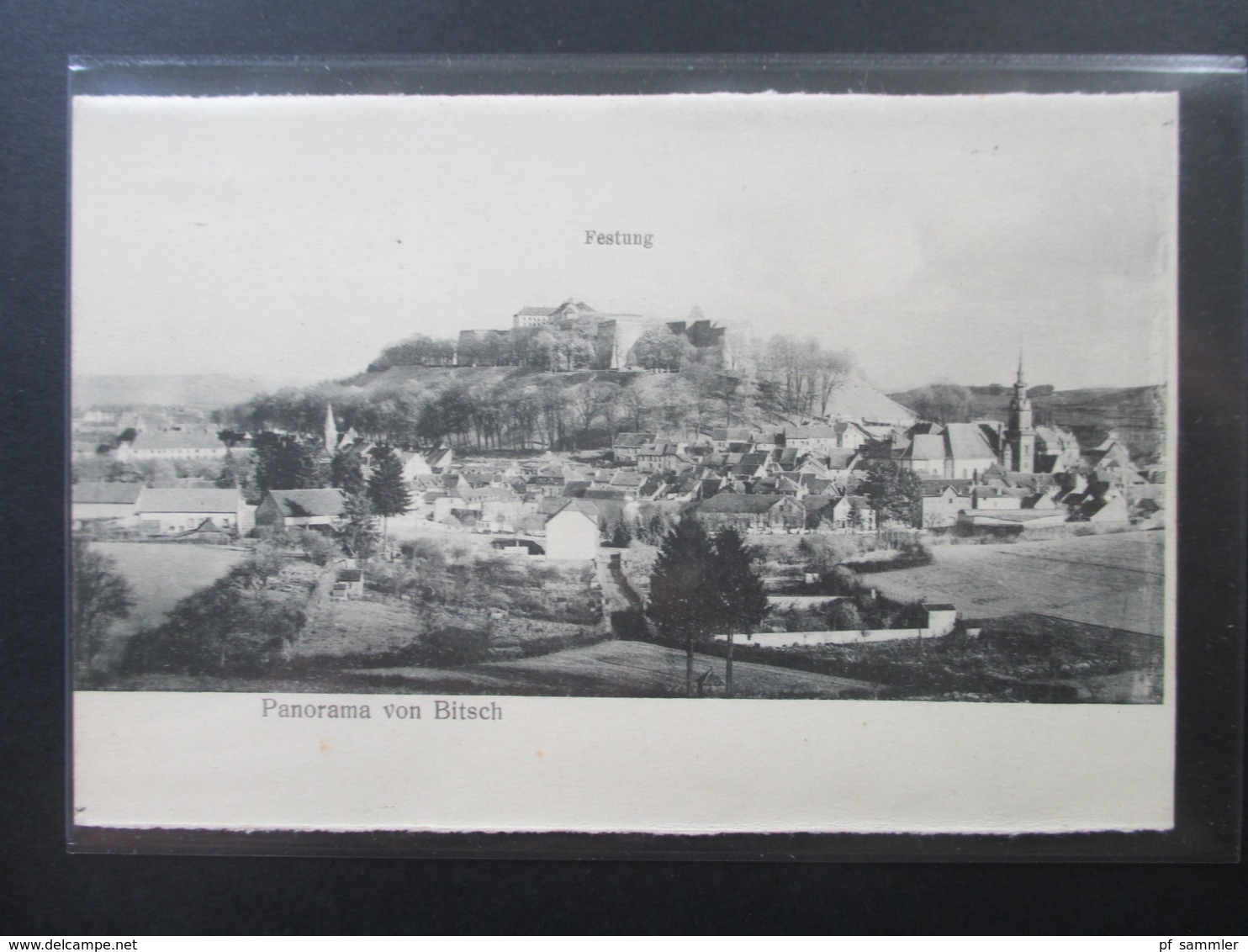 AK Lothringen Panorama Von Bitsch. Festung. Verlag A. Levy, Wörth Am See. - Elsass