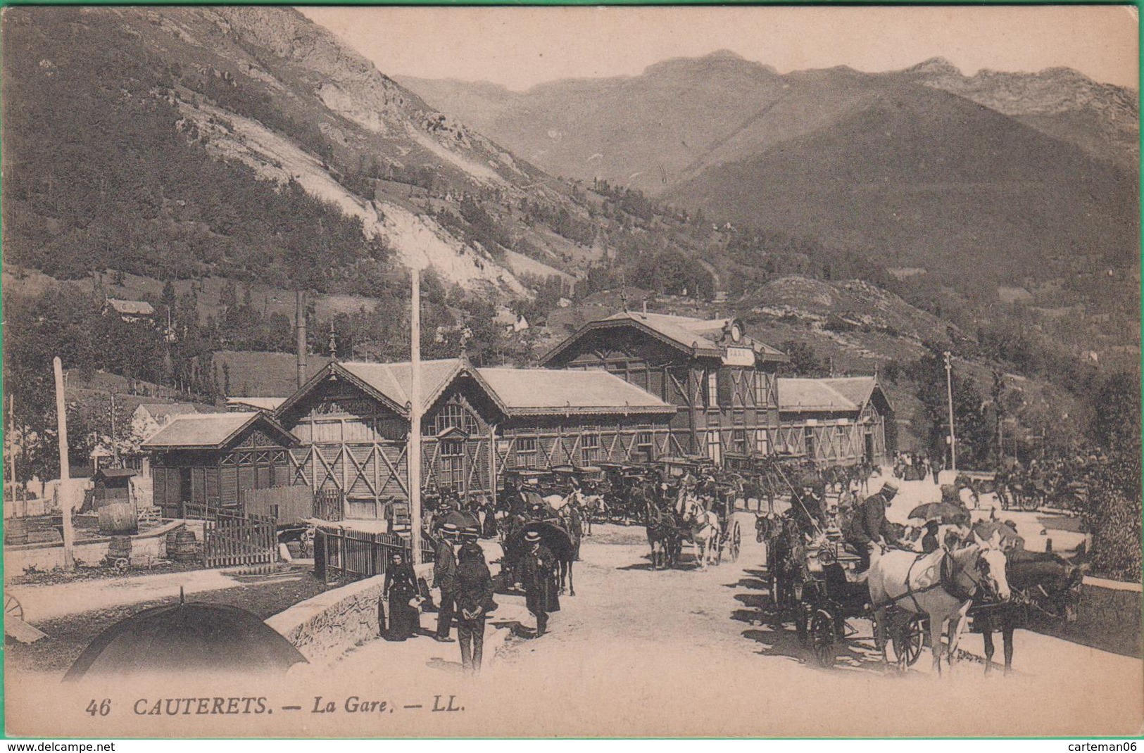 65 - Cauterets - La Gare - Editeur: LL N°46 - Cauterets