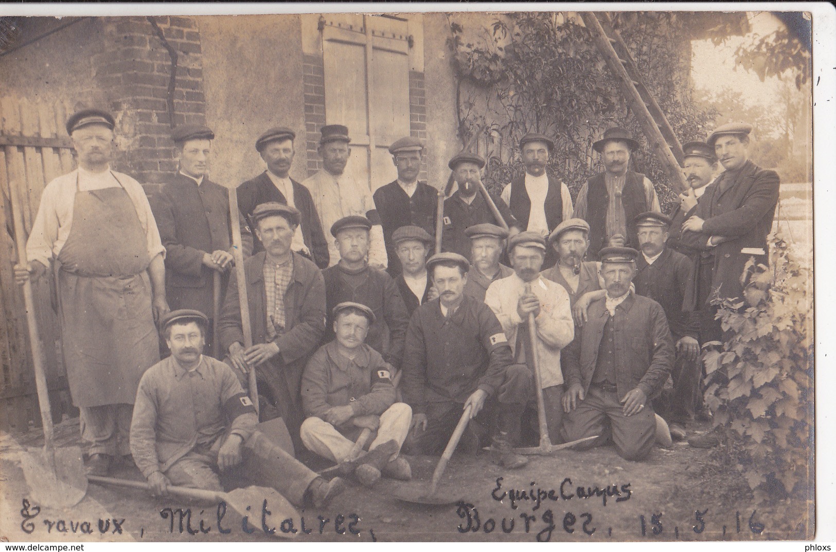 Bourges/18/ Travaux Publics/militaires/ Carte Photo/ Réf:fm:506 - Bourges