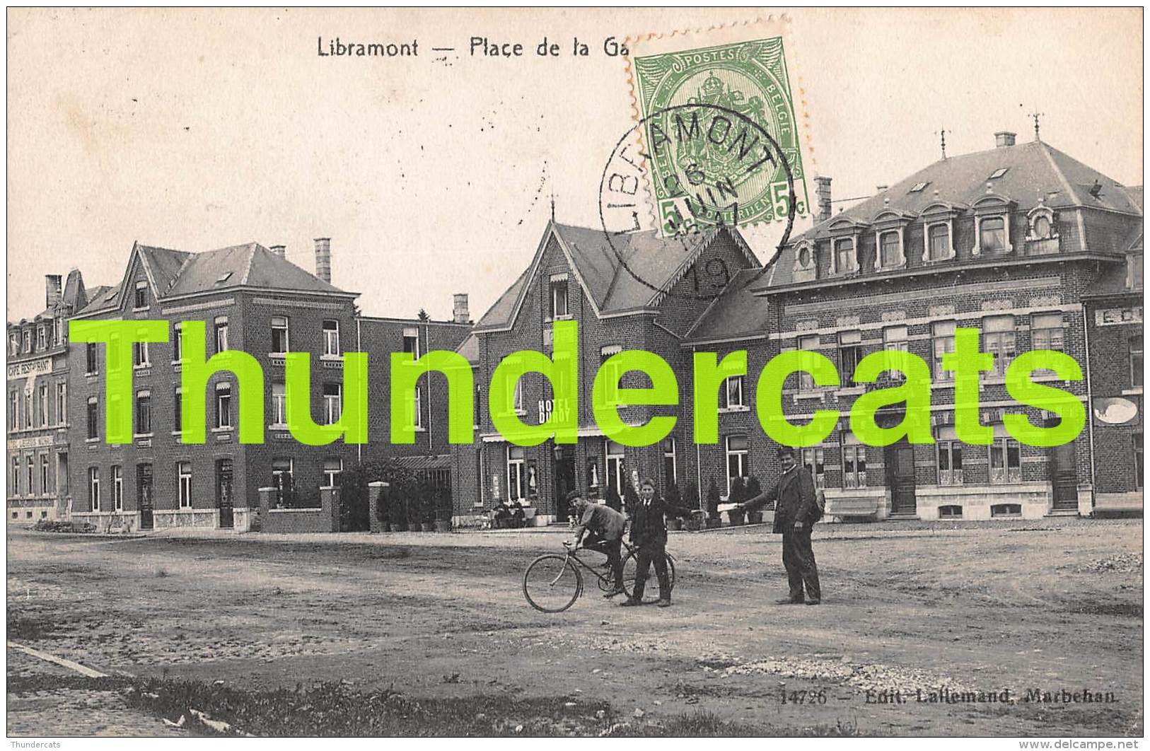 CPA  LIBRAMONT PLACE DE LA GARE - Libramont-Chevigny