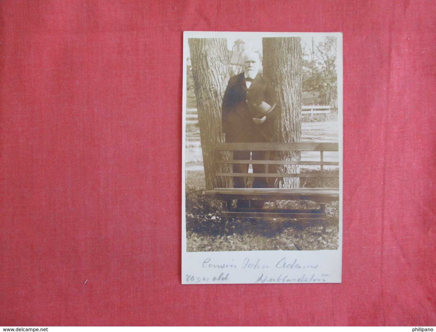 RPPC Cousin John Adams  80 Years Old  Ref 2984 - Fashion