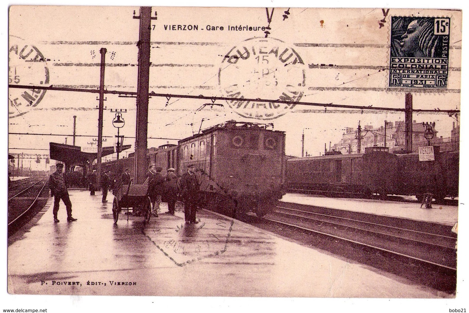 1693 - Vierzon ( Cher ) - Gare Intérieure - P.Poivert éd. - N°47 - - Vierzon