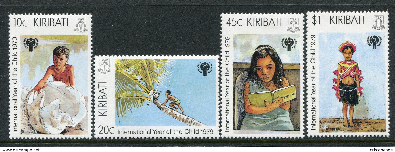 Kiribati 1979 International Year Of The Child Set LHM (SG 105-108) - Kiribati (1979-...)