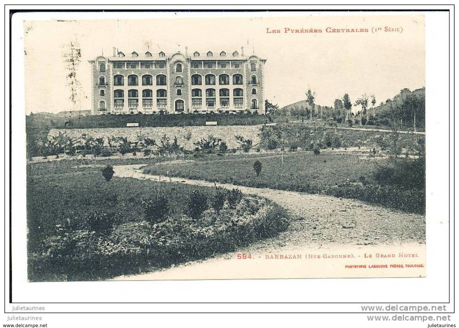 31 BARBAZAN LE GRAND HOTEL CPA BON ETAT - Barbazan