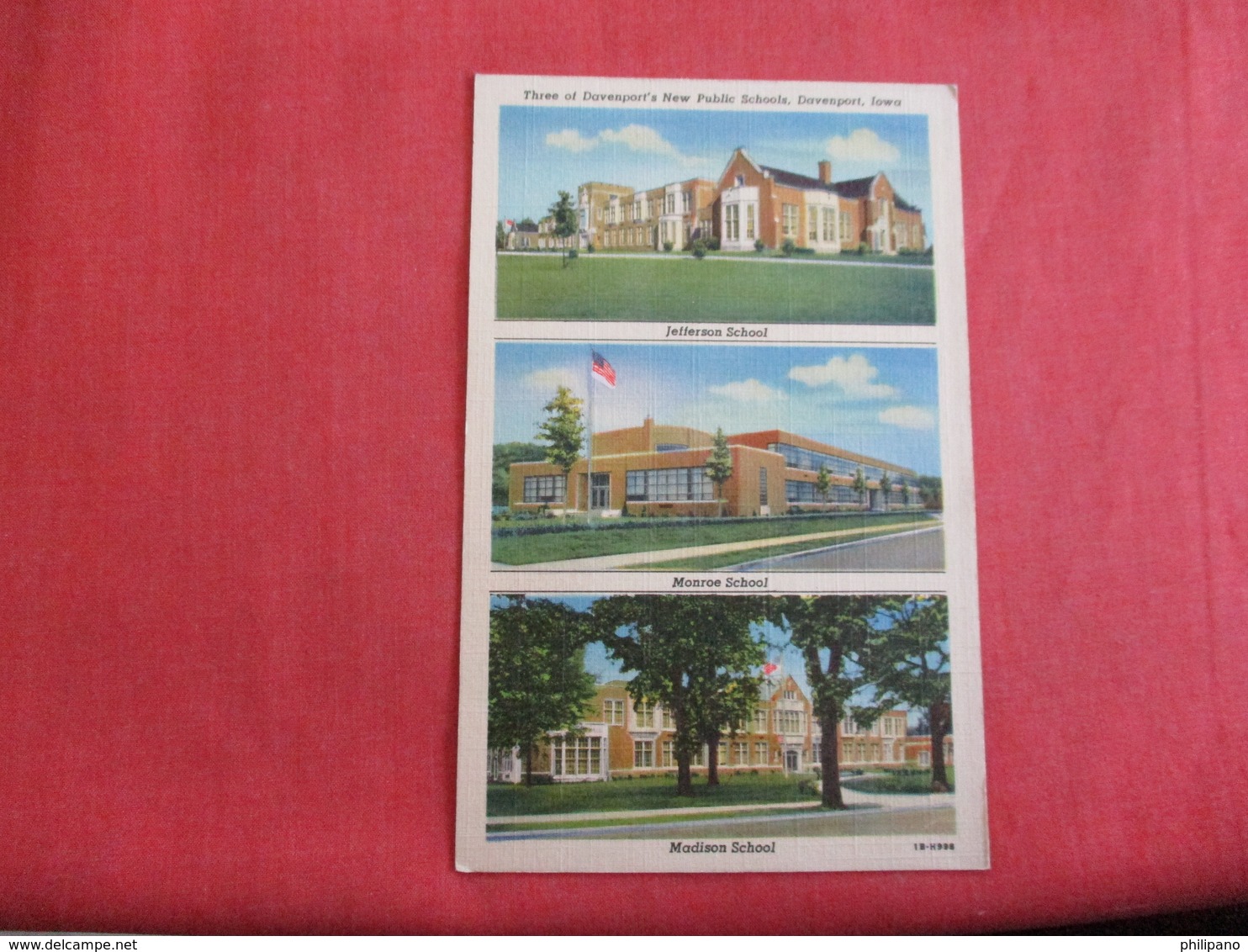 Three  New Davenport   Schools - Iowa > Davenport Ref 2984 - - Davenport