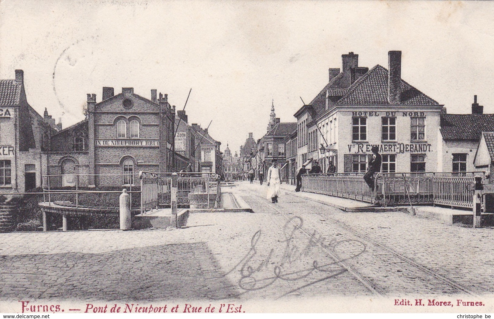 Veurne, Furnes, Pont De Nieuport Et Rue De L'Est (pk46995) - Veurne