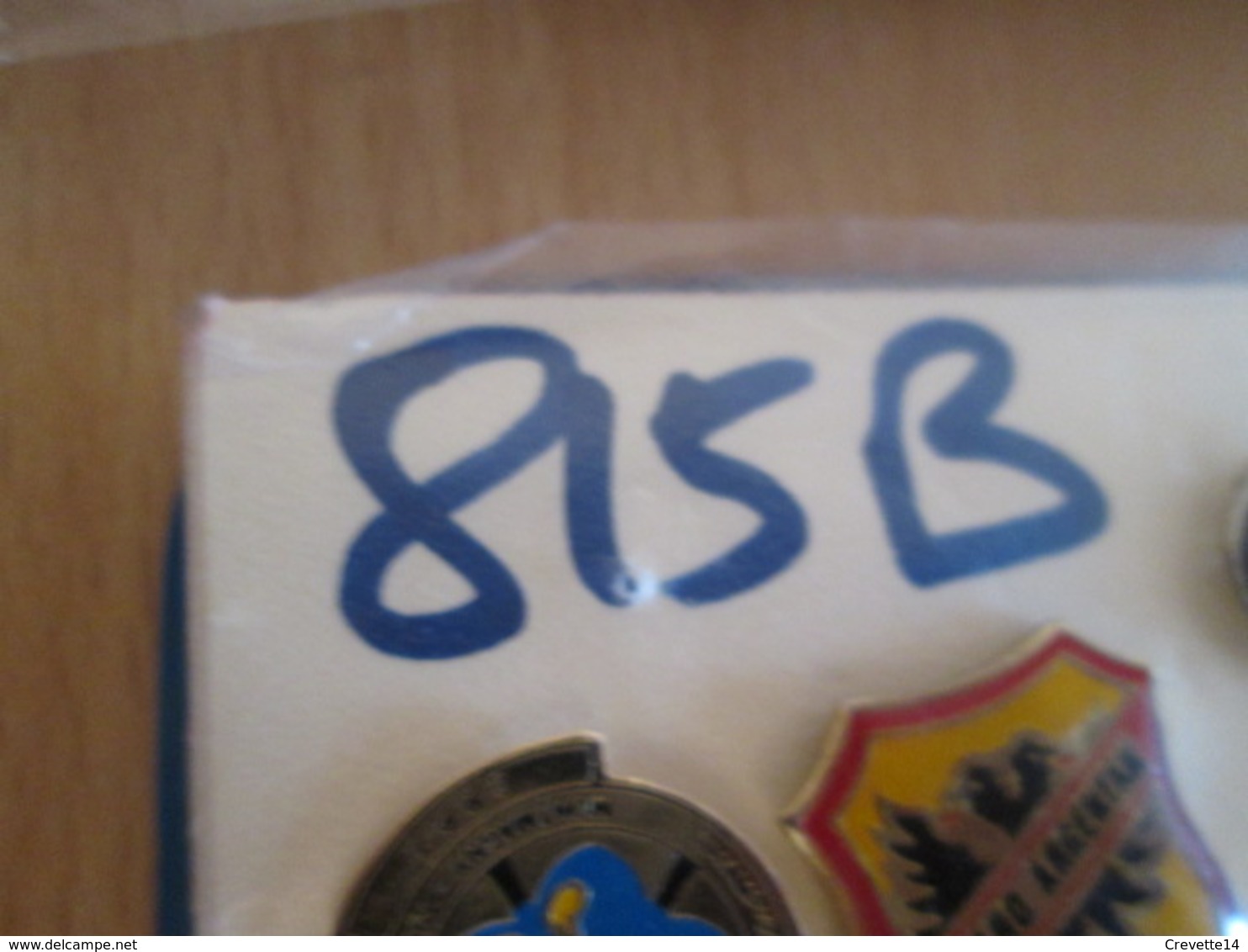 815b : Pin's Pins / RARE & BELLE QUALITE / THEME : SPORTS / RUGBY CLUB PUC BALLON OVALE FLEUR BLEUE - Rugby