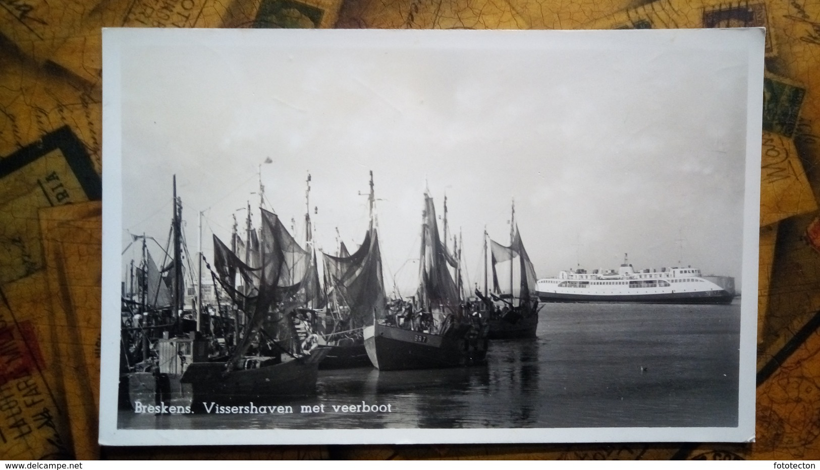 Nederland - Breskens - Vissershaven Met Veerboot - Nave, Ship, Boat, Harbour, Port, Porto - Breskens