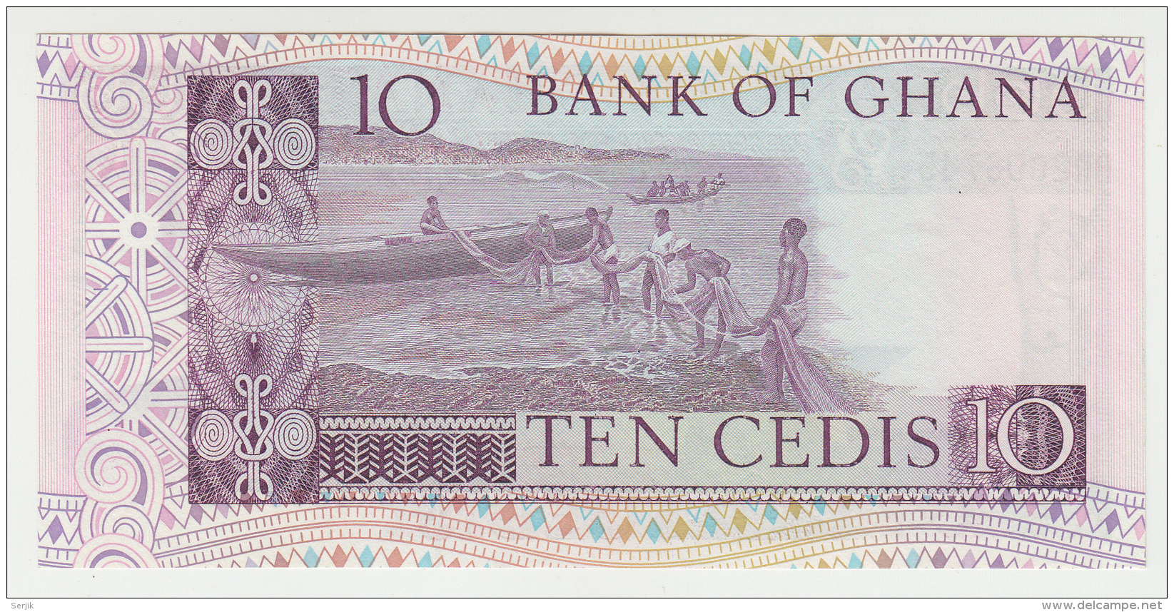 GHANA 10 CEDIS 1982 UNC NEUF PICK 20d  20 D - Ghana