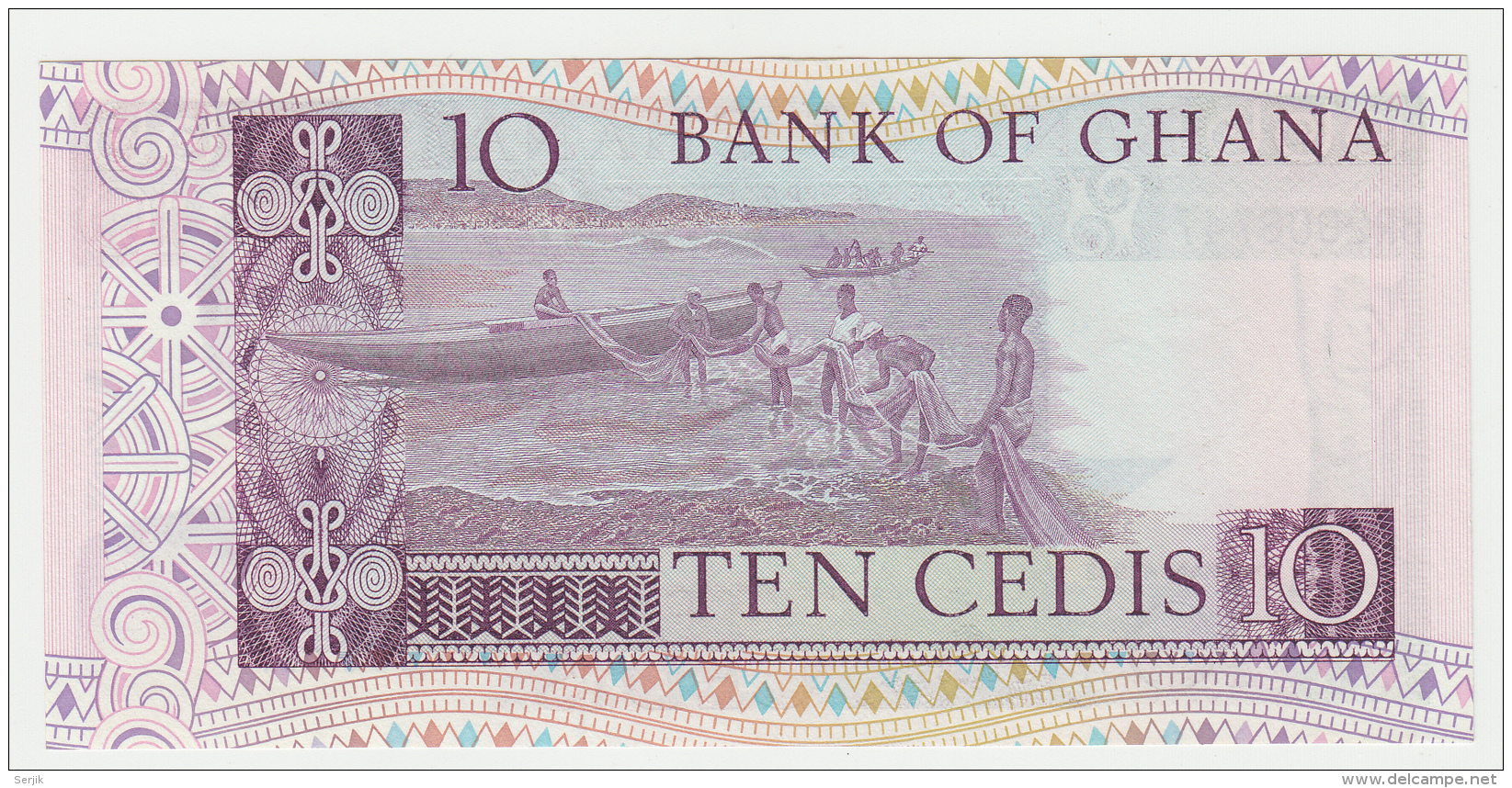 GHANA 10 CEDIS 1982 UNC NEUF PICK 20d  20 D - Ghana