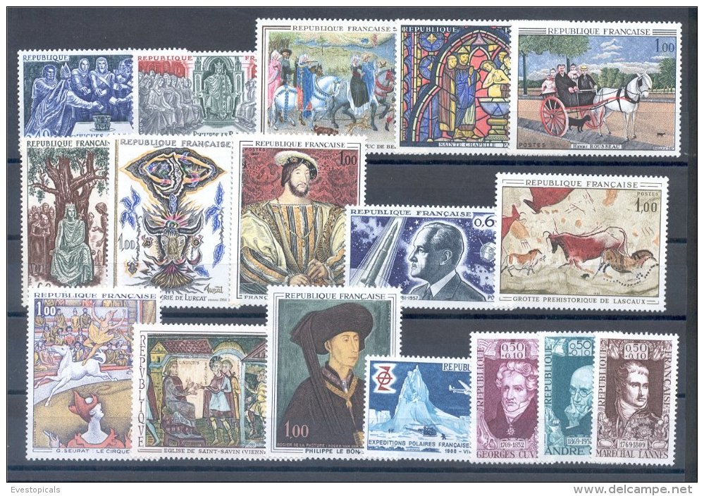 FRANCE, GROUP 1960-1980 ONLY DIFFERENT ONLY NEVER HINGED - Collections, Lots & Series