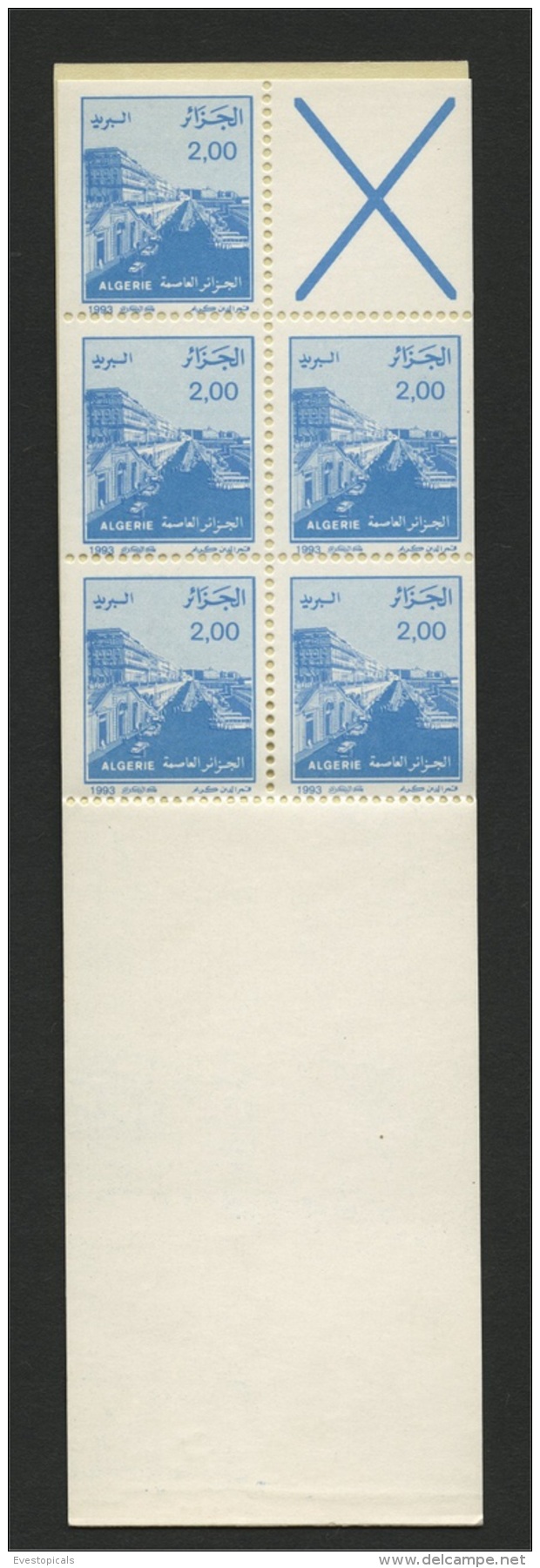 ALGERIA, BOOKLET DEFINITIVES ALGER VIEW - Algérie (1962-...)