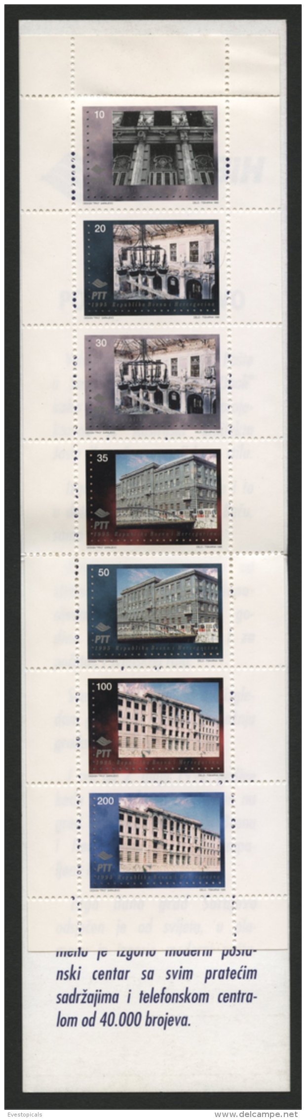 BOSNIEN, BOOKLET, MAIN POST OFFICE, MNH - Bosnie-Herzegovine