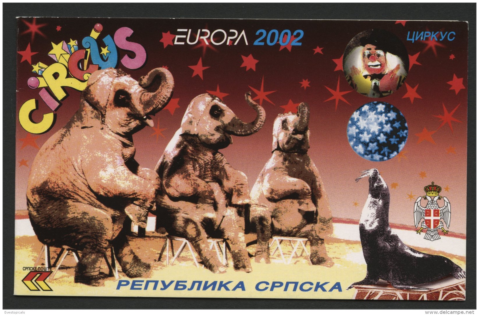 BOSNIA, SERB REPUBLIC EUROPA CIRCUS 2002 MNH - Bosnia Herzegovina