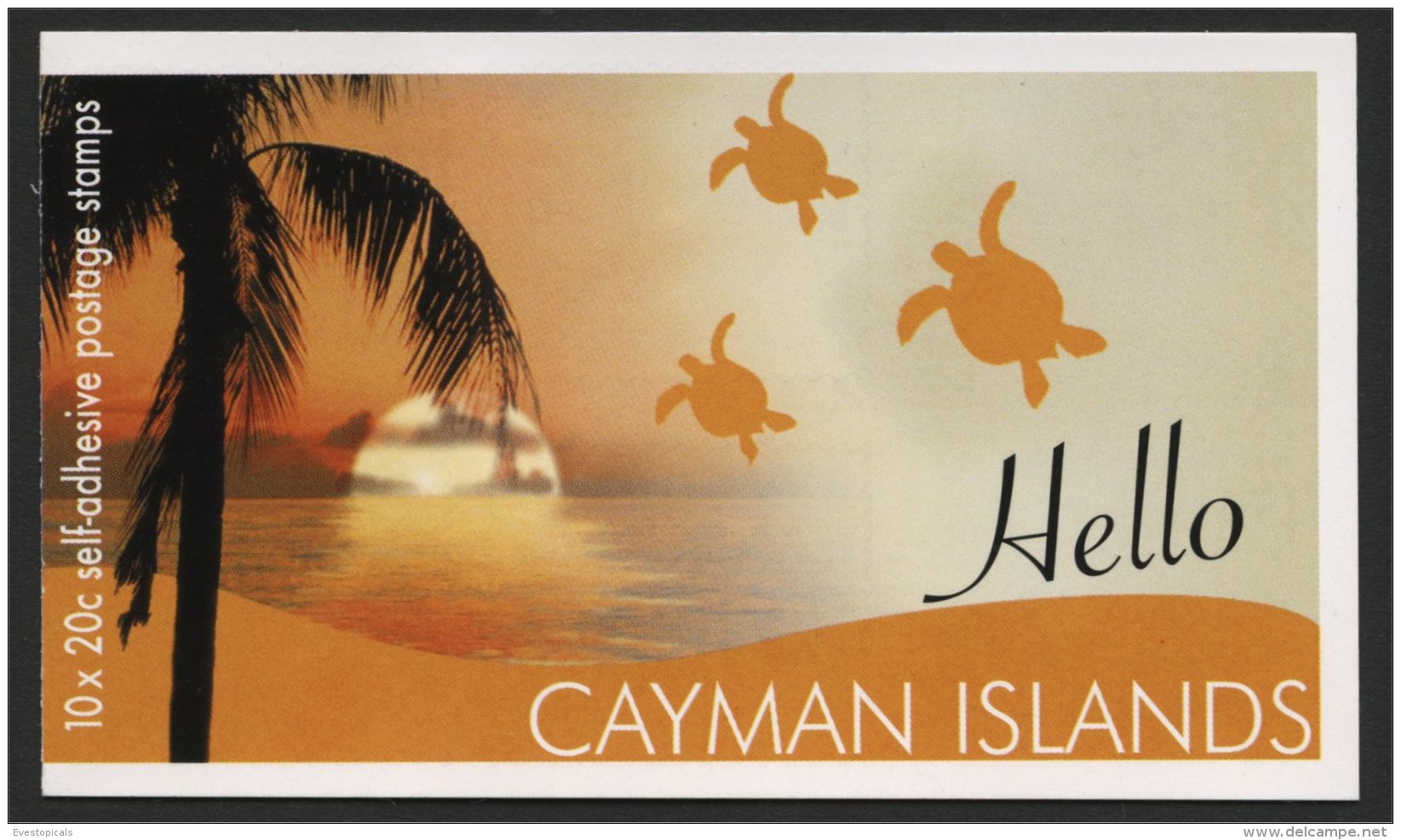 CAYMAN ISLANDS GREETING STAMPS FULL SET BOOKLETS 2008 - Iles Caïmans