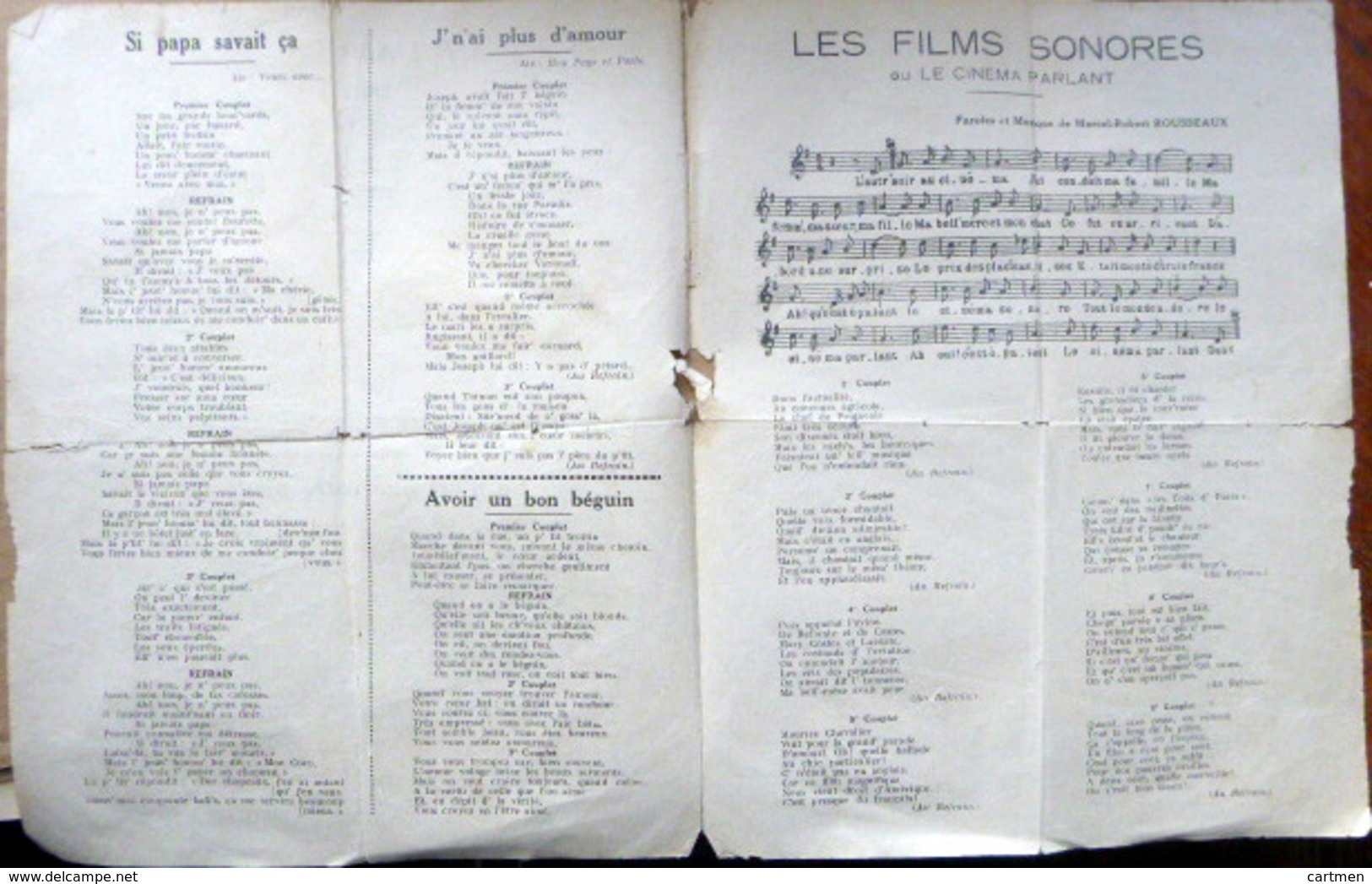 EROTISME GALANTERIES CHANSONS EROTIQUES ET LESTES DE 1900  MA SAUCISSE ELLE FAISAIT PIPI  MON PIED - Partituren