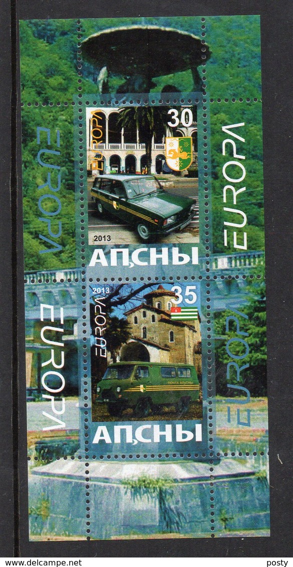 GEORGIE - GEORGIA - ABKHAZIE - ABKHAZIA - EUROPA - POSTAL VEHICLES - M/S - 2013 - - Autres - Europe