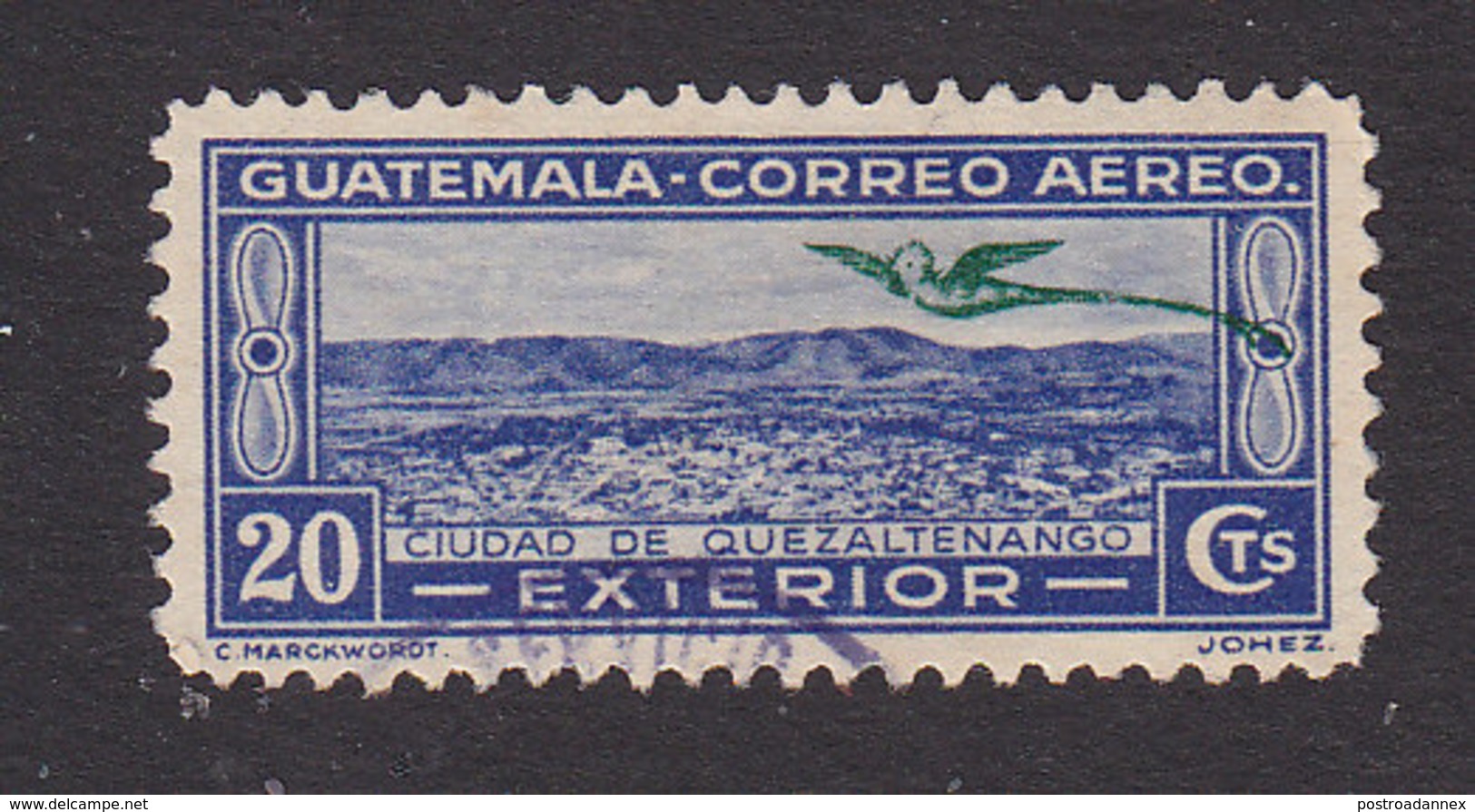 Guatemala, Scott #C58, Used, Scenes Of Guatemala, Issued 1935 - Guatemala