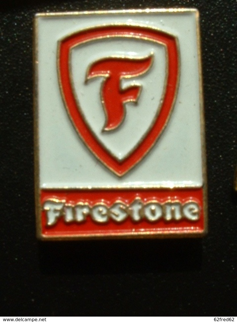 PIN'S PNEU FIRESTONE - LOGO FOND BLANC - Other & Unclassified