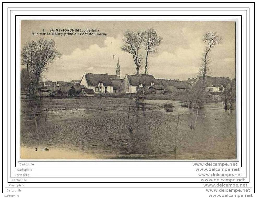 44 - SAINT JOACHIM - Vue Sur Le Bourg Prise Du Pont De Fedrun - Saint-Joachim