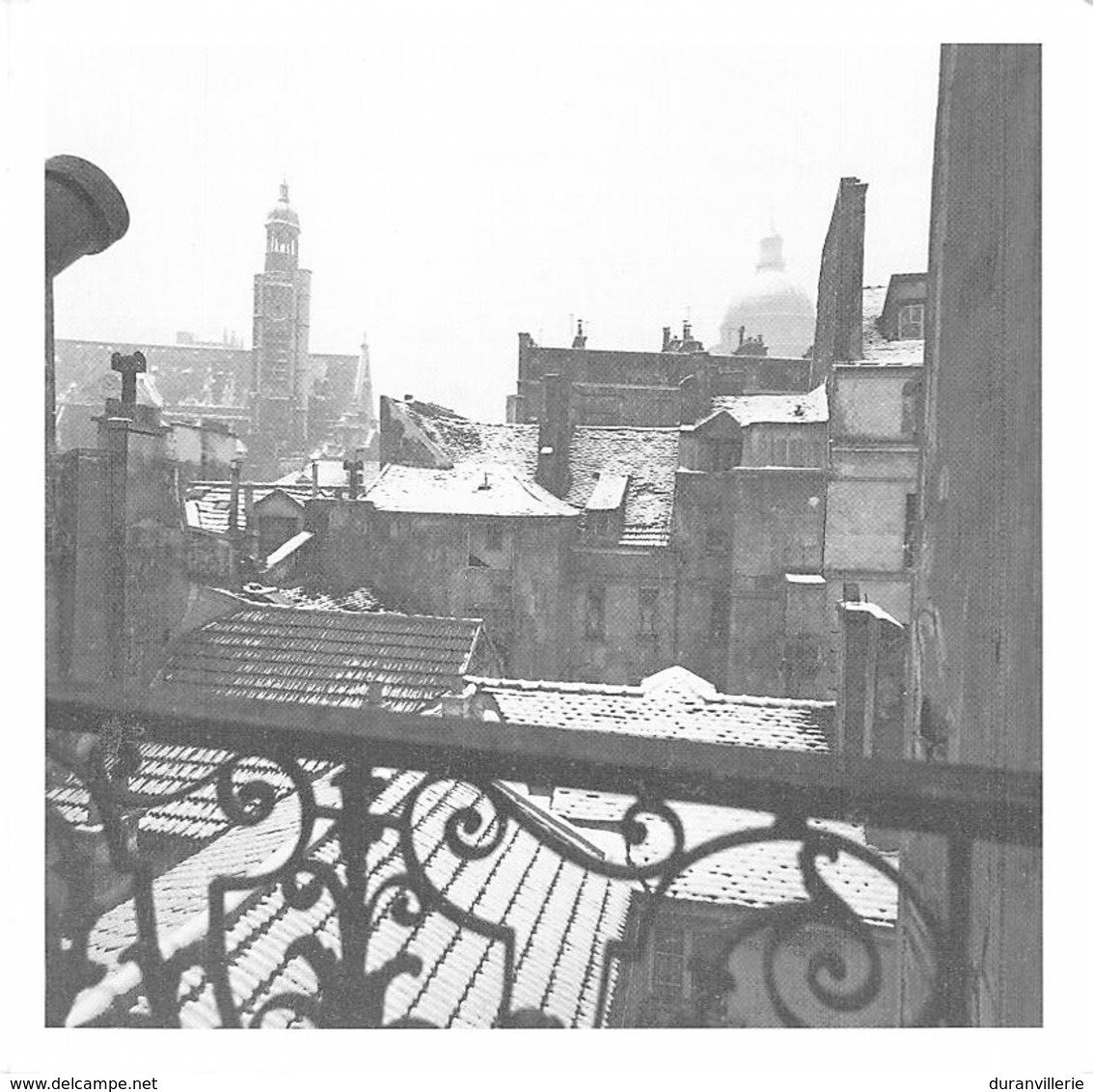 Toits De Paris L'hiver (1959) - Robert Doisneau - Carte Double Grand Format 14x14 - Doisneau