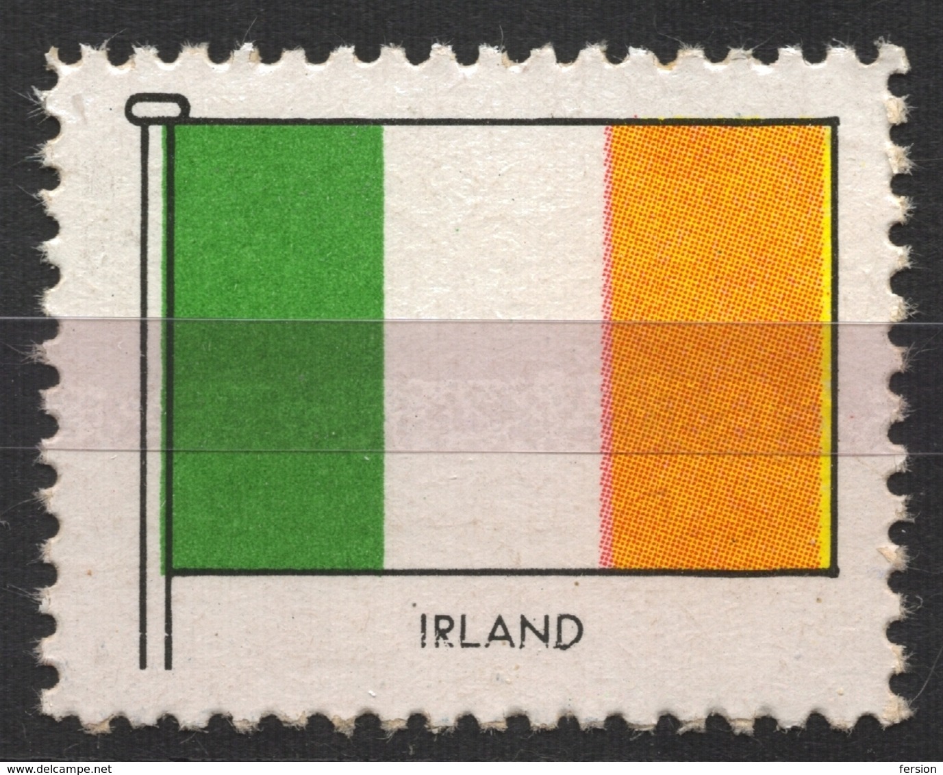 Ireland Éire - Communist FLAG FLAGS / Cinderella Label Vignette - Germany Ed. 1950's - Altri & Non Classificati