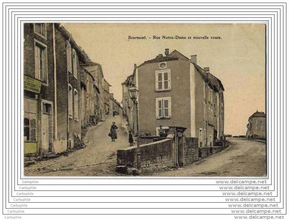 52 - BOURMONT - Rue Notre-Dame Et Nouvelle Route - Bourmont