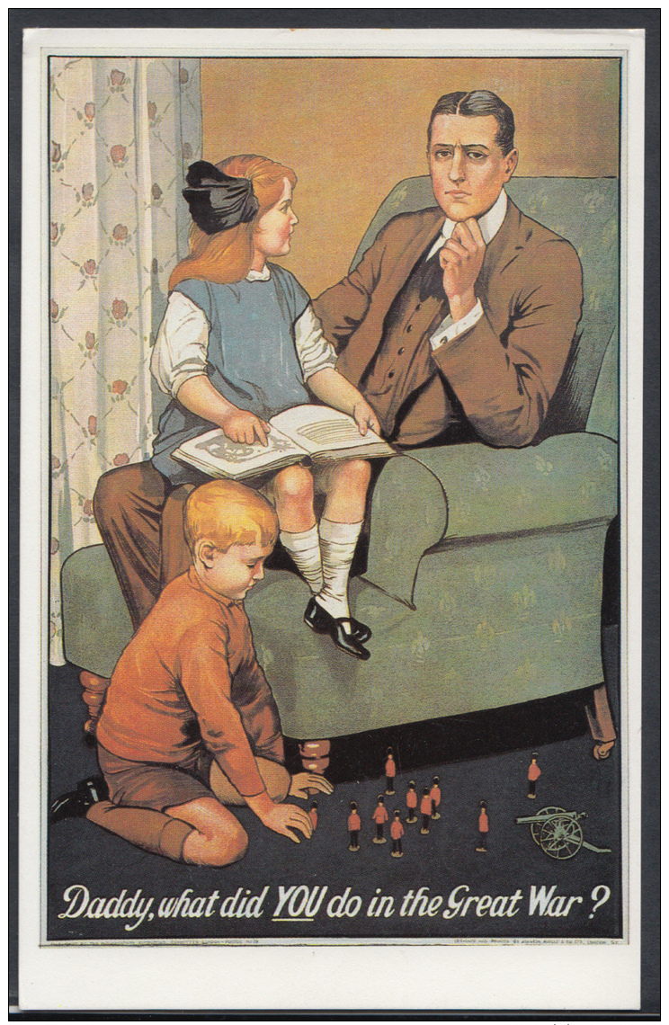 Dalkeith Poster Postcard - Daddy, What Did You Do In The Great War?  DC1572 - History