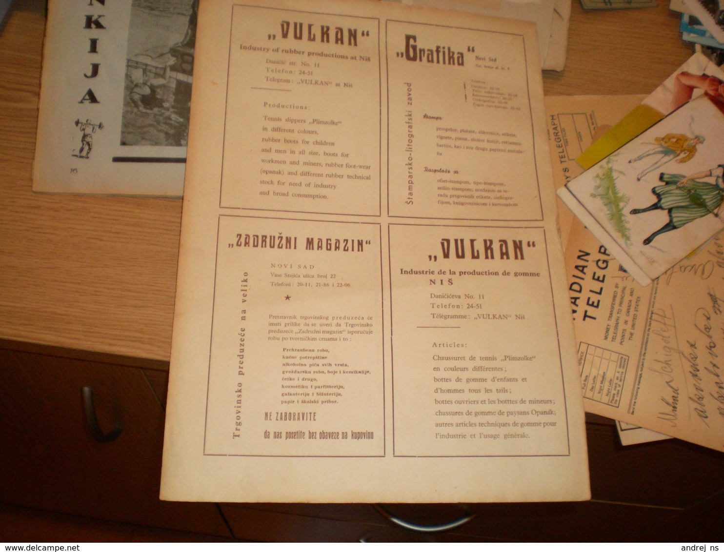 Newspaper Olipijada Glasnik Jugoslovenskog Olimpijskog Komiteta  Godina 3 Broj 8 Melbourn 1956 - Libros