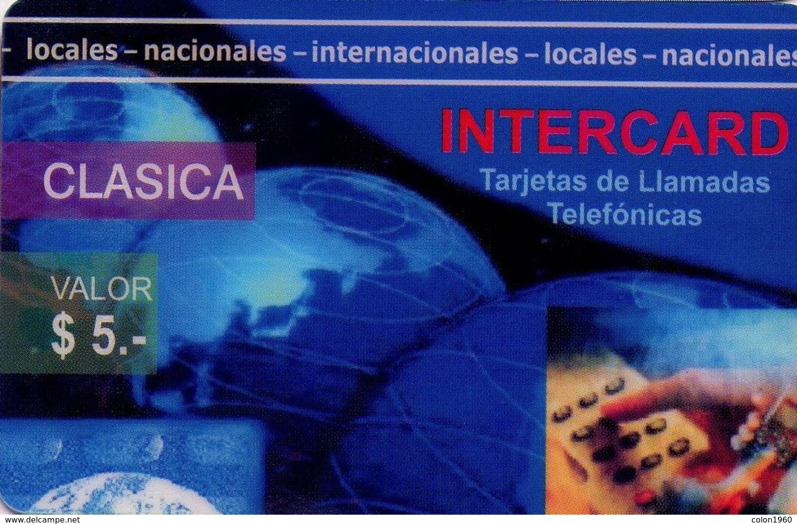 TARJETA TELEFONICA DE ARGENTINA, PREPAGO. PRE-0235, INTERCARD CLASICA. (045) - Argentina