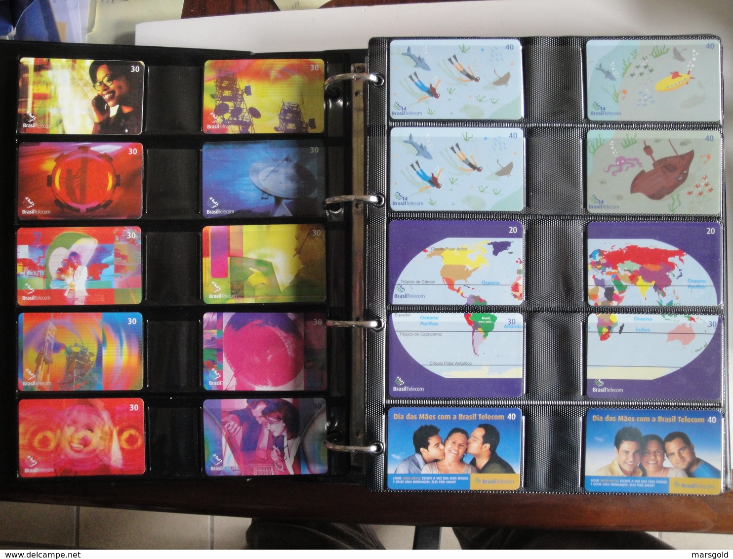 Nice collection of 638 phonecards from Brasil - Brasil Telecom with many nices sets and thematics