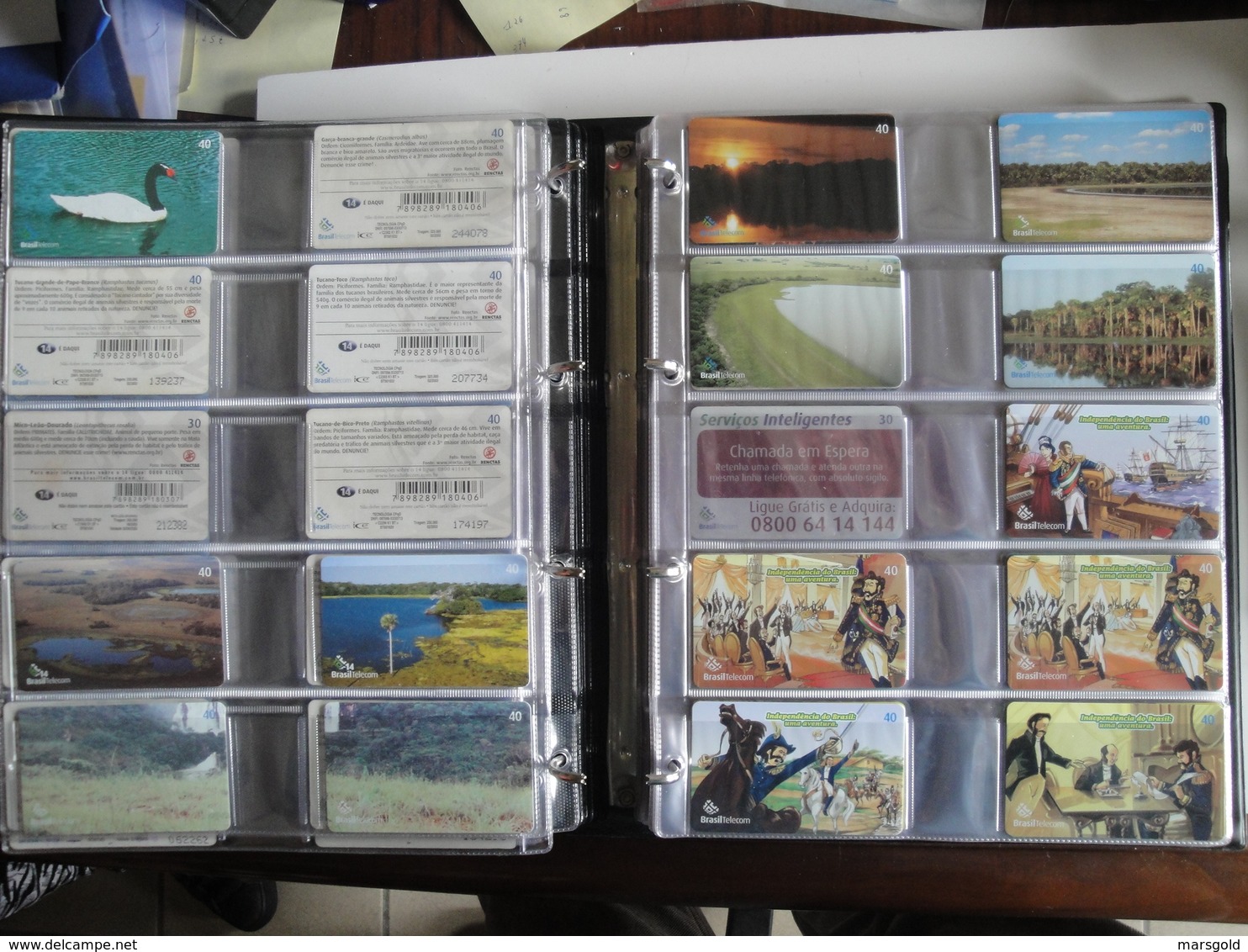 Nice collection of 638 phonecards from Brasil - Brasil Telecom with many nices sets and thematics