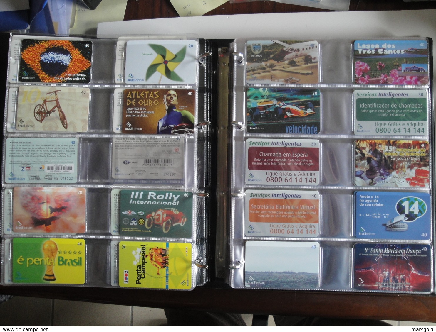 Nice collection of 638 phonecards from Brasil - Brasil Telecom with many nices sets and thematics