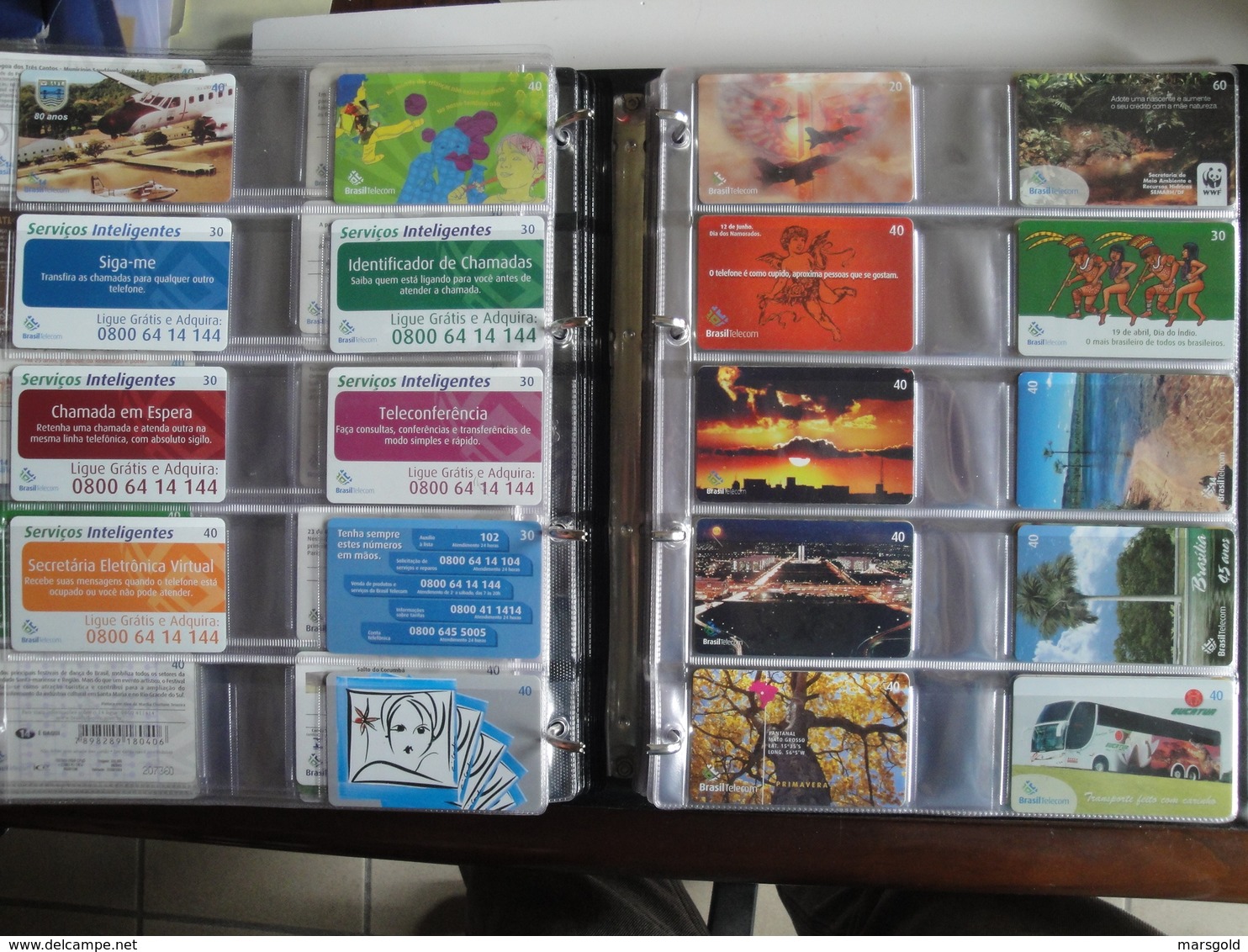 Nice collection of 638 phonecards from Brasil - Brasil Telecom with many nices sets and thematics