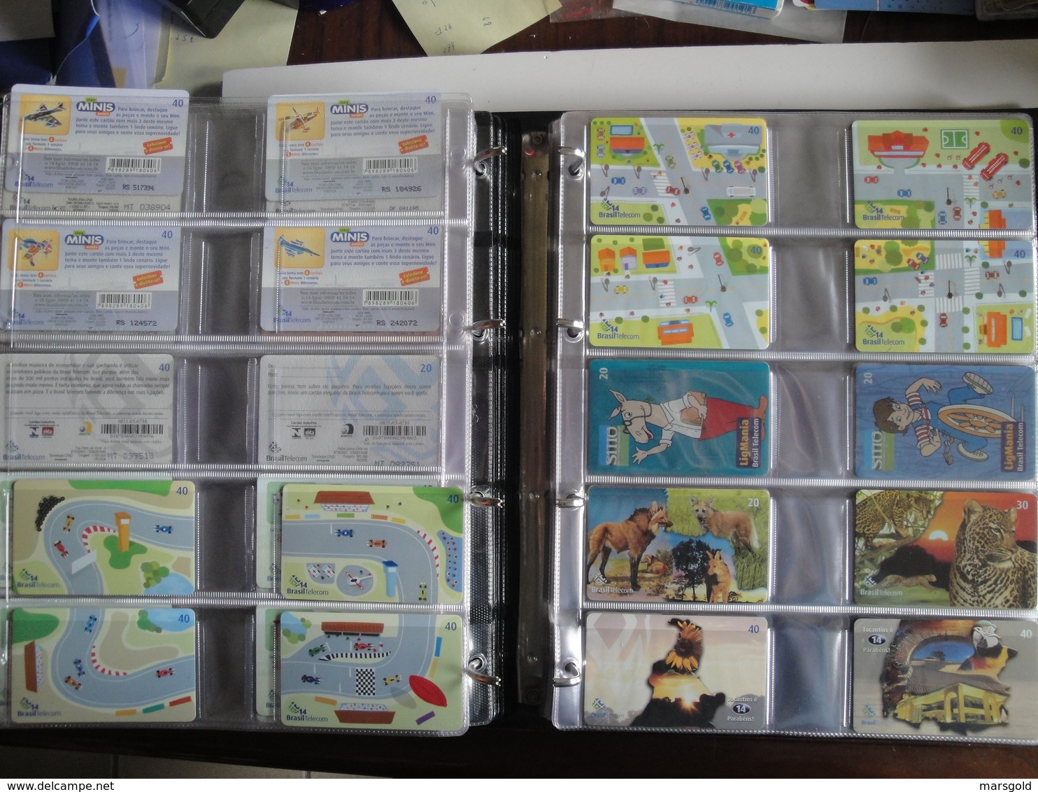 Nice collection of 638 phonecards from Brasil - Brasil Telecom with many nices sets and thematics