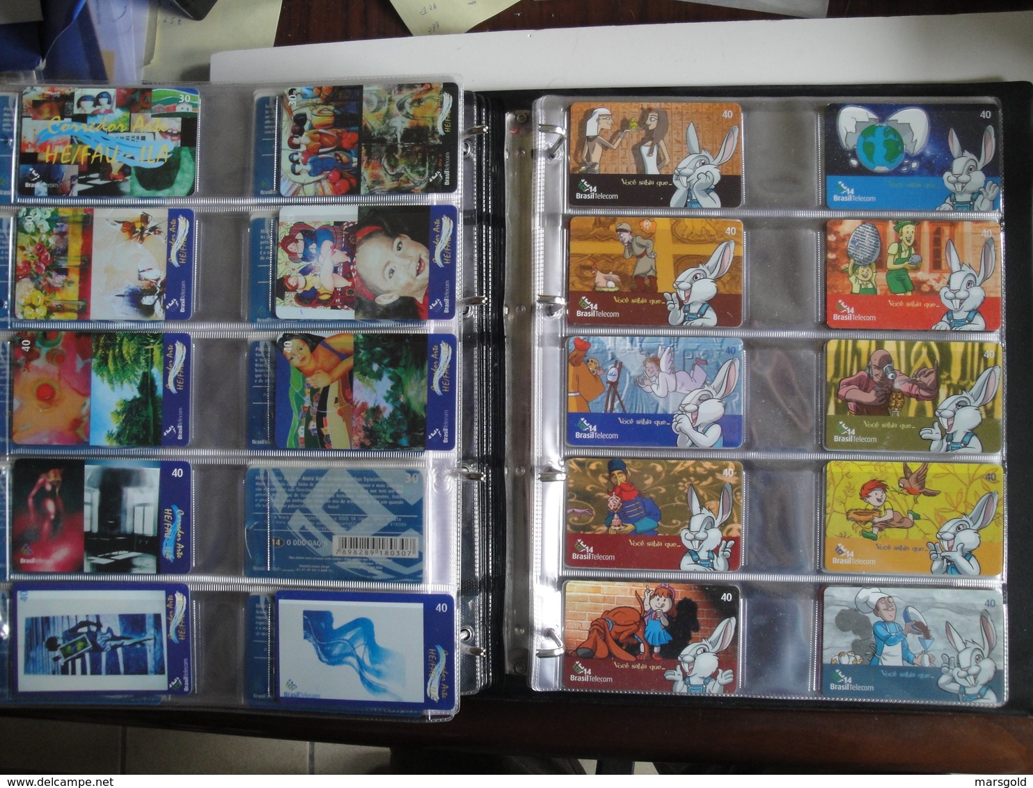 Nice collection of 638 phonecards from Brasil - Brasil Telecom with many nices sets and thematics