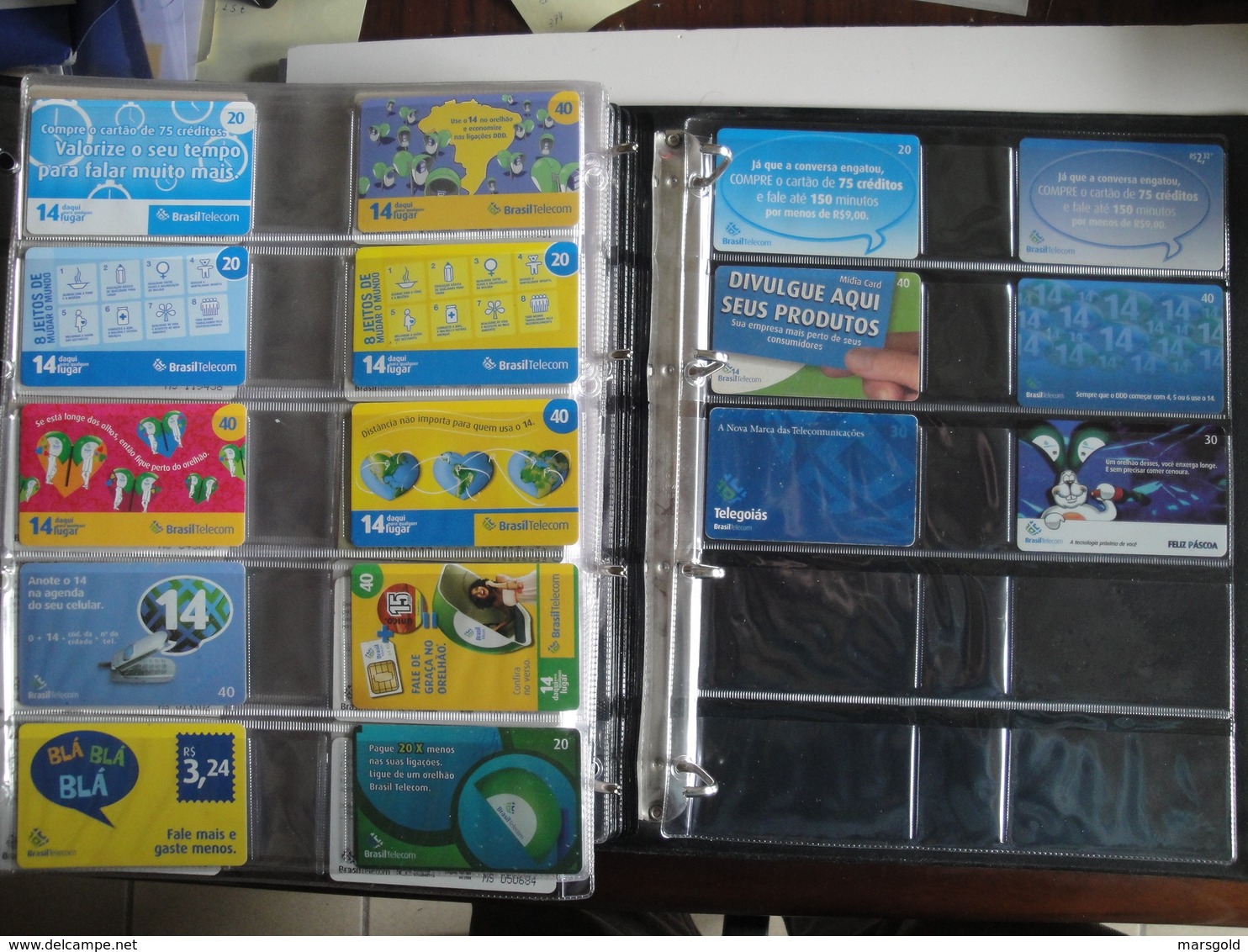 Nice collection of 638 phonecards from Brasil - Brasil Telecom with many nices sets and thematics