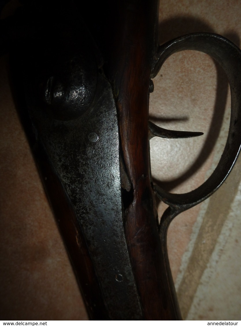 1850 ?  Fusil de chasse ancien  a chargement par bouche (pour décoration , instruction ou collection)