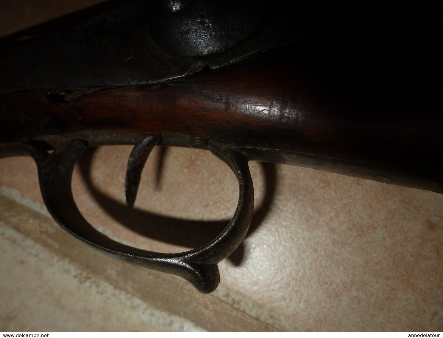 1850 ?  Fusil de chasse ancien  a chargement par bouche (pour décoration , instruction ou collection)