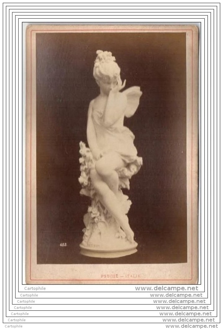 Exposition Universelle De 1878 A Paris - Photo Sur Carton - Psyche  - Italie Italia - Anciennes (Av. 1900)