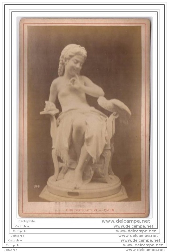 Exposition Universelle De 1878 A Paris - Photo Sur Carton - Une Distraction - Italie Italia - Anciennes (Av. 1900)