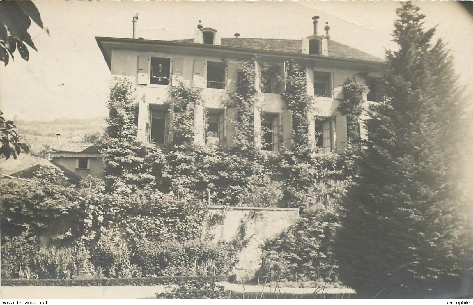 Suisse - Corseaux Sur Vevey - Carte Photo D Une Villa - Corseaux