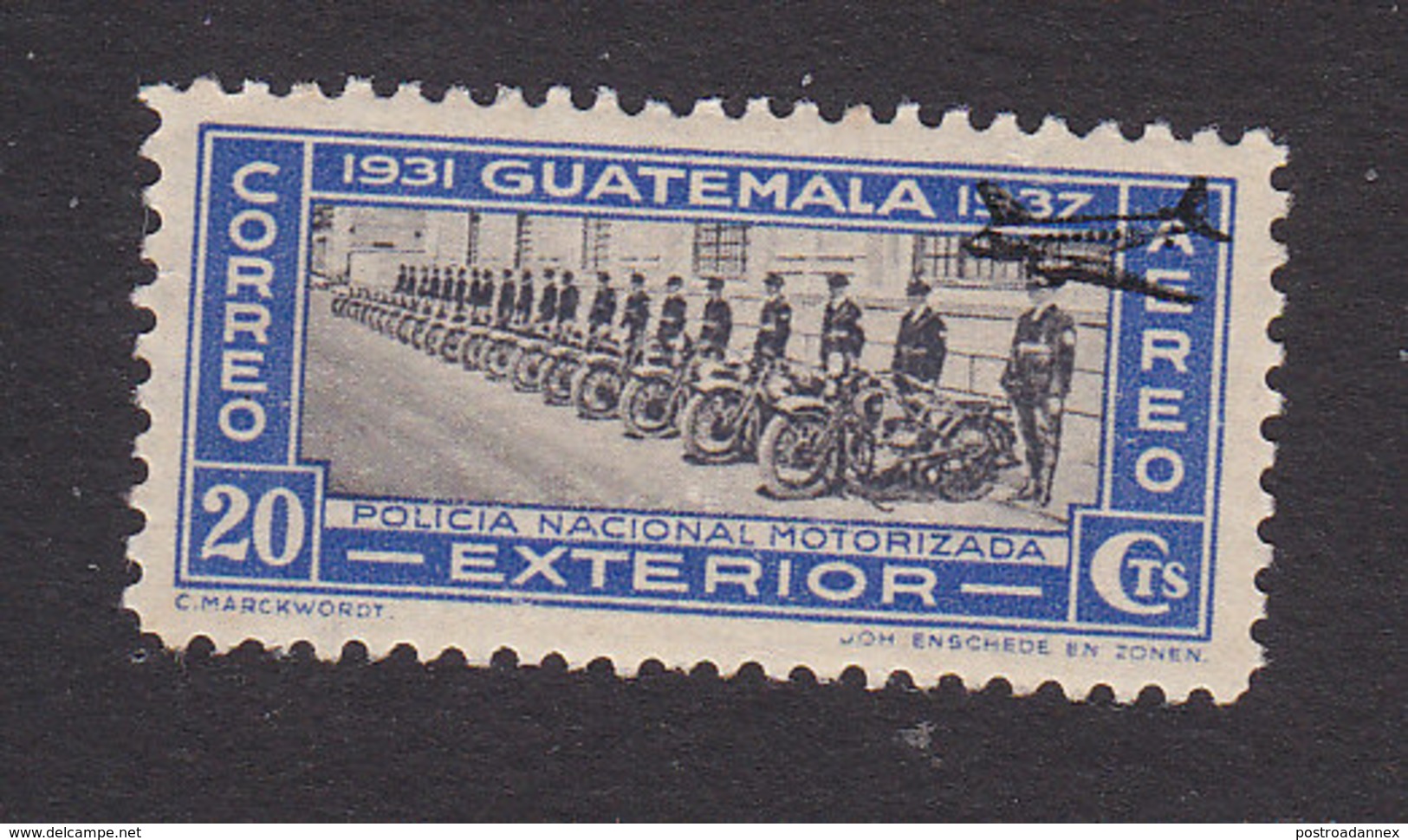 Guatemala, Scott #C86, Mint Hinged, Scene Of Guatemala, Issued 1937 - Guatemala