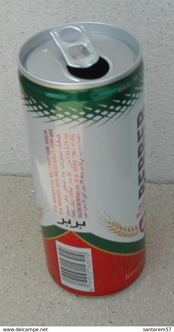 Cannette Vide Empty Can Berber Bière Blonde Tunisienne 24 Cl - Cannettes