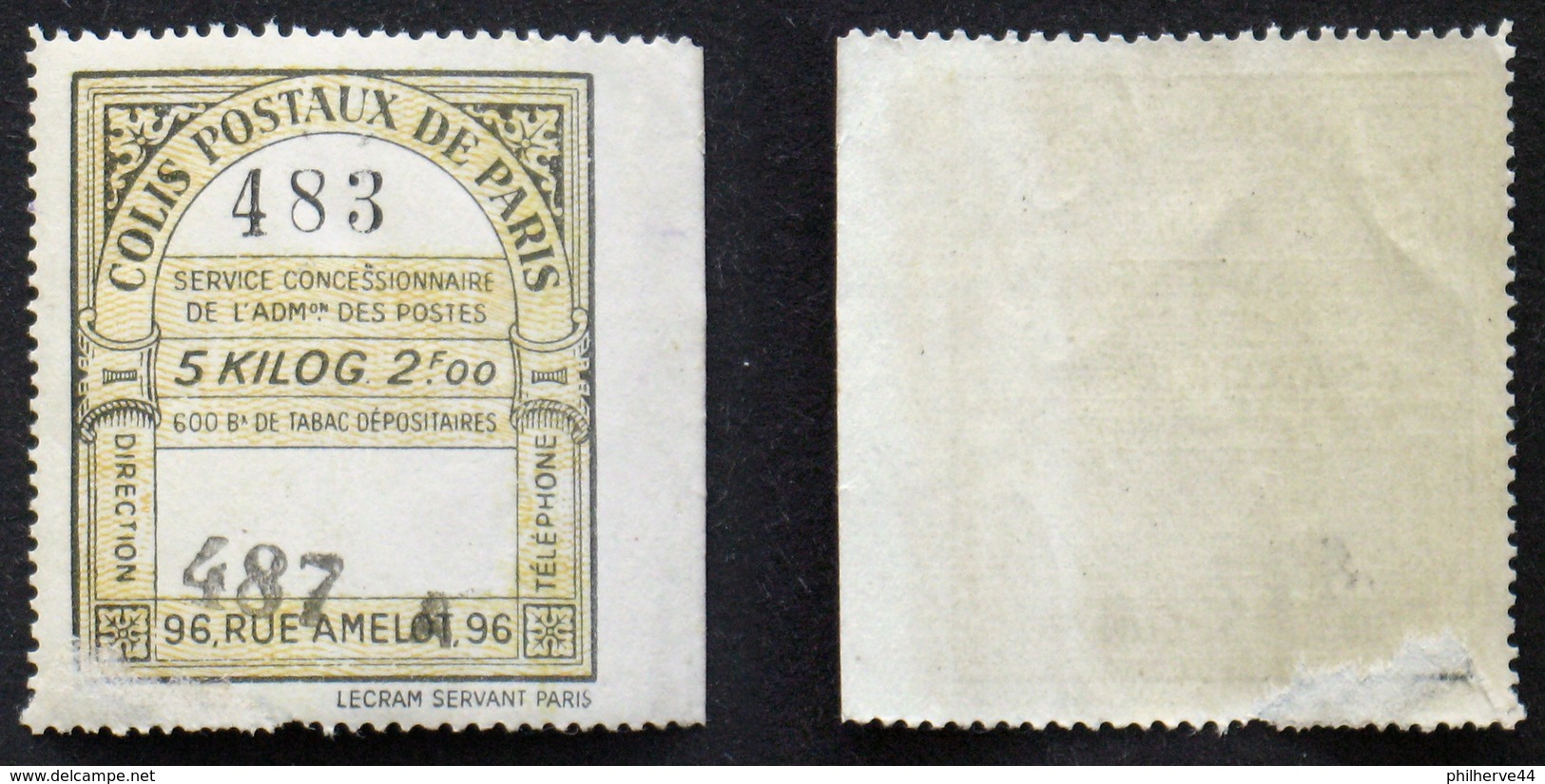 COLIS POSTAUX PARIS N° 140 Neuf NSG Cote 14€ - Mint/Hinged