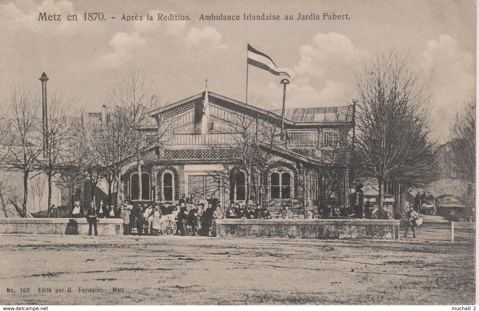 57 - AMBULANCE IRLANDAISE AU JARDIN FABERT - Metz