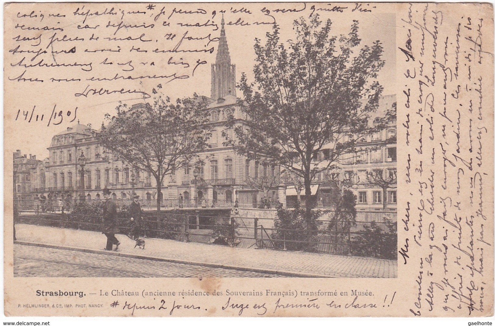 F67-012 STRASBOURG - Le Château (ancienne Résidence Des Souverains Français) Transformé En Musée - Museos