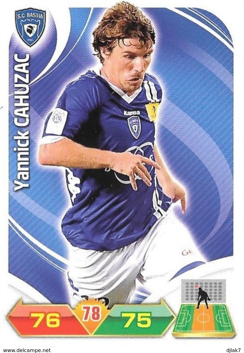 CARTE PANINI ADRENALYN XL LIGUE 1 SAISON 2012-13 – SC BASTIA - YANNICK CAHUZAC - Trading Cards