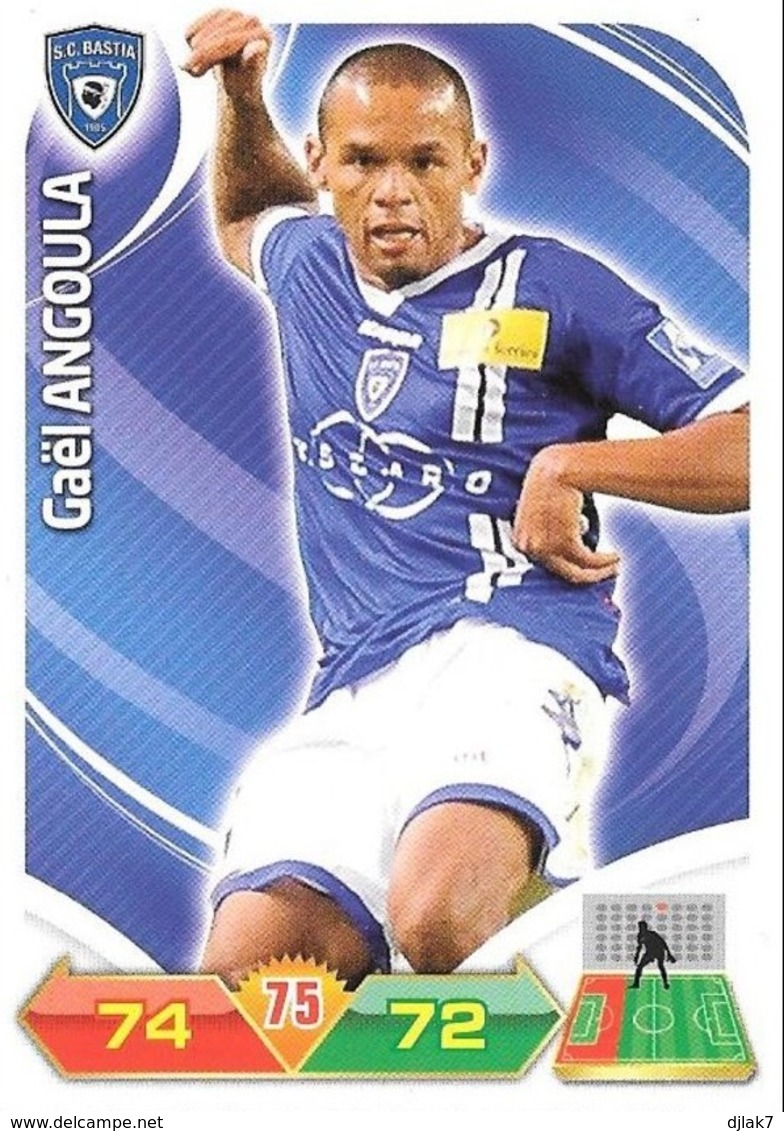 CARTE PANINI ADRENALYN XL LIGUE 1 SAISON 2012-13 – SC BASTIA - GAEL ANGOULA - Trading Cards